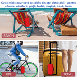 Casa si Gradina - Constructii - Depozitare, transport si protectie - Seifuri si casete de valori - Seif Portabil Antifurt cu Cod Numeric, Dasbo®, Caseta de Valori Impermeabila cu sistem de blocare, Cablu de siguranta - Infinity.ro