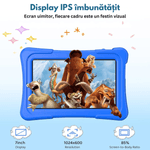 Laptop, Telefoane si Tablete - Tablete si accesorii tablete - Tablete - Tableta pentru copii de 7 inch Dasbo®, Android, 3GB RAM, 32GB ROM (extensibila la 128GB), Software copii preinstalat - Infinity.ro