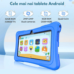Laptop, Telefoane si Tablete - Tablete si accesorii tablete - Tablete - Tableta pentru copii de 7 inch Dasbo®, Android, 3GB RAM, 32GB ROM (extensibila la 128GB), Software copii preinstalat - Infinity.ro
