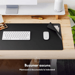 PC, gaming si accesorii - Periferice PC - Mousepad - Mousepad cu Incarcare rapida Wireless 2x15W, Protectie pentru birou Dasbo®, Rezistent la apa si usor de curatat - Infinity.ro