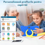 Laptop, Telefoane si Tablete - Tablete si accesorii tablete - Tablete - Tableta pentru copii de 7 inch Dasbo®, Android, 3GB RAM, 32GB ROM (extensibila la 128GB), Software copii preinstalat - Infinity.ro