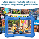Laptop, Telefoane si Tablete - Tablete si accesorii tablete - Tablete - Tableta pentru copii de 7 inch Dasbo®, Android, 3GB RAM, 32GB ROM (extensibila la 128GB), Software copii preinstalat - Infinity.ro