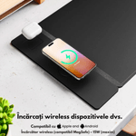 PC, gaming si accesorii - Periferice PC - Mousepad - Mousepad cu Incarcare rapida Wireless 2x15W, Protectie pentru birou Dasbo®, Rezistent la apa si usor de curatat - Infinity.ro