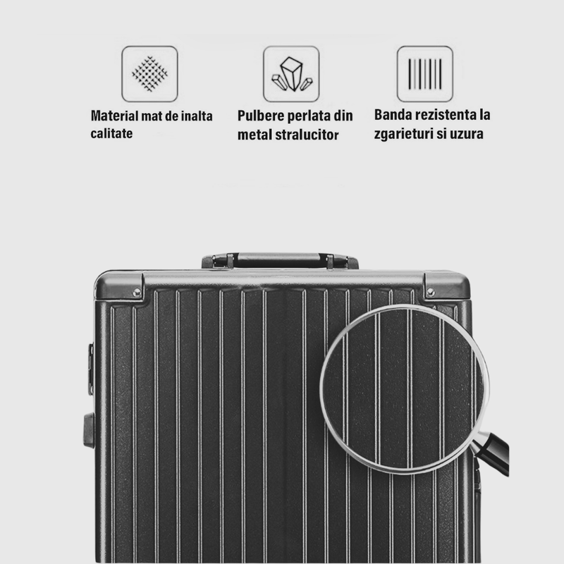 Sport si Outdoor - Articole de voiaj - Trolere - Troler de mana mare pentru Cala Avion, inserti din aluminiu cu suport pentru pahar si port USB incarcare, 75x50x29 cm - Infinity.ro