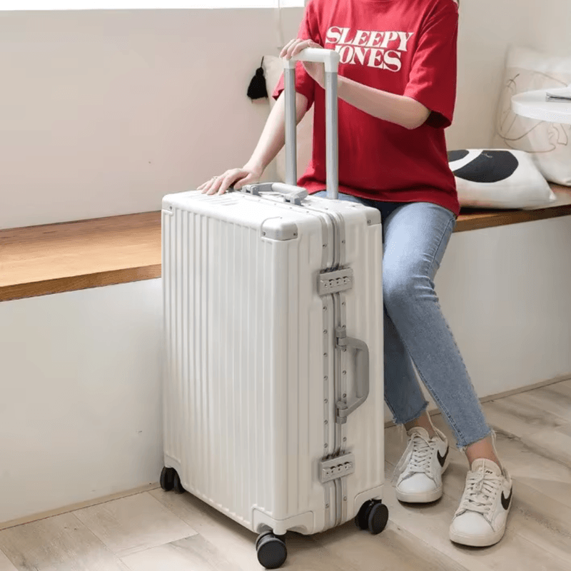 Sport si Outdoor - Articole de voiaj - Trolere - Troler de mana mare pentru Cala Avion, inserti din aluminiu cu suport pentru pahar si port USB incarcare, 75x50x29 cm - Infinity.ro