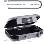 Casa si Gradina - Constructii - Depozitare, transport si protectie - Seifuri si casete de valori - Seif Portabil Antifurt cu Cod Numeric, Dasbo®, Caseta de Valori Impermeabila cu sistem de blocare, Cablu de siguranta - Infinity.ro