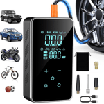 Auto si Moto - Reparatii si depanare - Compresoare auto - Compresor auto electric, Multifunctional 12V, Pompa de aer 6 in 1 Dasbo® cu afisaj digital LCD Full-Touch, Lanterna LED - Infinity.ro