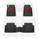 Auto si Moto - Intretinere auto - Covorase auto - Covorase Auto Tip Tavita Compatibile Peugeot 307 Hatchback 3 usi 2001-2005 Red - Infinity.ro