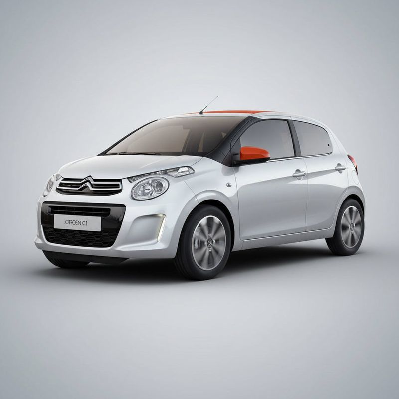 Auto si Moto - Intretinere auto - Covorase auto - Covorase Auto TeamCar® Tip Tavita Compatibile Citroen C1 II (2014-2022) Silver - Infinity.ro
