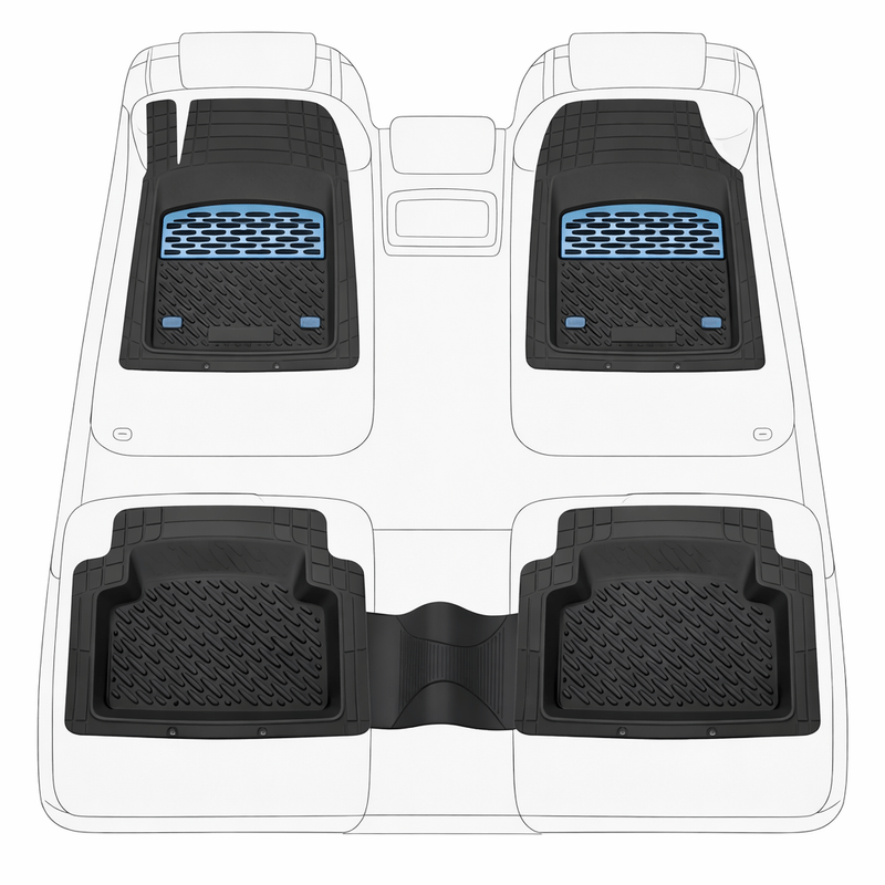 Auto si Moto - Intretinere auto - Covorase auto - Covorase Auto TeamCar®Tip Tavita Compatibile Citroen C1 I (2005-2014) Blue - Infinity.ro