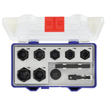 Casa si Gradina - Constructii - Scule de mana si unelte - Accesorii scule de mana - Set capete extractoare suruburi rupte 10 piese 10 - 19 - Infinity.ro