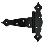 Casa si Gradina - Constructii - Feronerie si accesorii - Balamale - Balama exterior neagra pentru porti, SGTT, lungime 127 mm - Infinity.ro