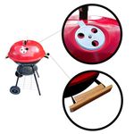 Casa si Gradina - Gradina si terasa - Gratare si accesorii - Gratare de gradina - Gratar gradina portabil, grill mobil cu capac 47x45x72cm - Infinity.ro