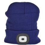 Fashion, accesorii si bijuterii - Barbati - Accesorii barbati - Caciuli si sepci barbati - Caciula cu led reincarcabila, Strend Pro Blue, unisex, marime universal, USB, 4xSMD, Li-Ion - Infinity.ro