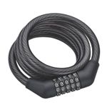 Sport si Outdoor - Ciclism - Accesorii pentru biciclete - Antifurt biciclete - Antifurt bicicleta cu cifru 10x120 cm - Infinity.ro