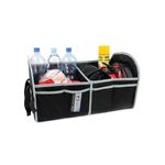 Auto si Moto - Piese auto si accesorii - Interior auto - Organizator pliabil pentru portbagaj cu 2 sertare mari si 6 buzunare mici 54x30x30cm - Infinity.ro