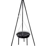 Casa si Gradina - Gradina si terasa - Gratare si accesorii - Gratare de gradina - Gratar gradina cu trepied de 150cm, inaltime de gatit reglabila 32cm - 66cm - Infinity.ro