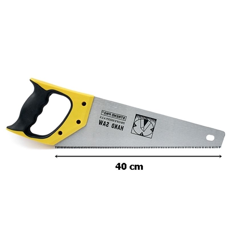 Casa si Gradina - Constructii - Scule de mana si unelte - Bomfaiere si fierastraie - Fierastrau pentru lemn cu lungime 40 cm, dinti caliti UltraSharp, maner PVC ergonomic - Infinity.ro