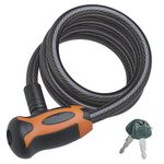 Sport si Outdoor - Ciclism - Accesorii pentru biciclete - Antifurt biciclete - Antifurt bicicleta cu deschidere la cheie 08x120 cm - Infinity.ro