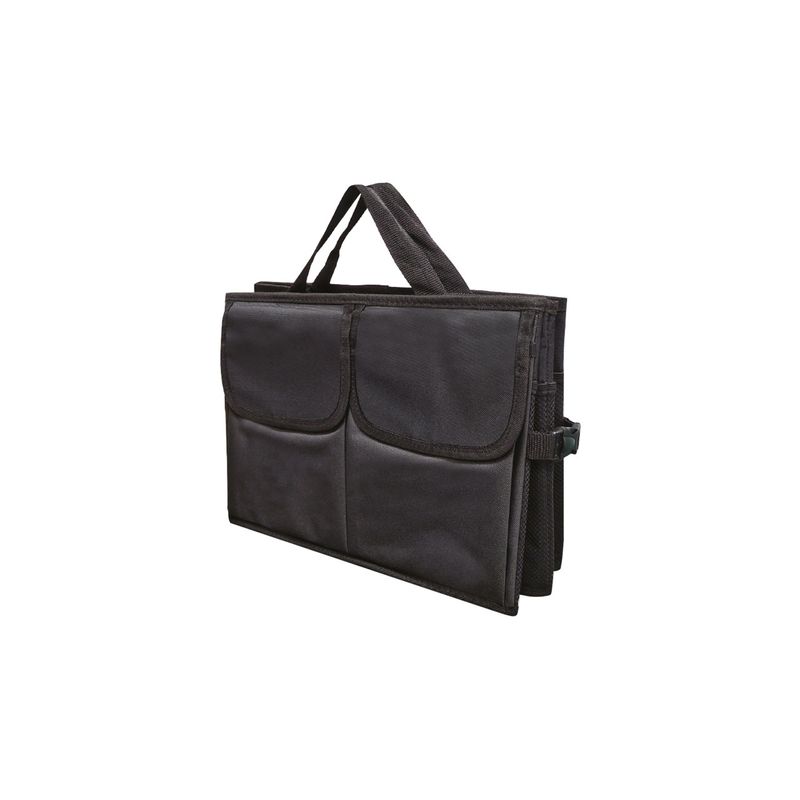 Auto si Moto - Piese auto si accesorii - Interior auto - Accesorii interior - Organizator auto LUXURY pliabil pentru portbagaj cu 3 sertare si 6 buzunare,55x38x26 cm - Infinity.ro