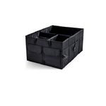 Auto si Moto - Piese auto si accesorii - Interior auto - Accesorii interior - Organizator auto LUXURY pliabil pentru portbagaj cu 3 sertare si 6 buzunare,55x38x26 cm - Infinity.ro