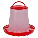 Casa si Gradina - Gradinarit si plante - Produse zootehnice - Adapatoare animale - Hranitoare cu maner pentru pui si pasari de curte din plastic, capacitate 6 kg - Infinity.ro
