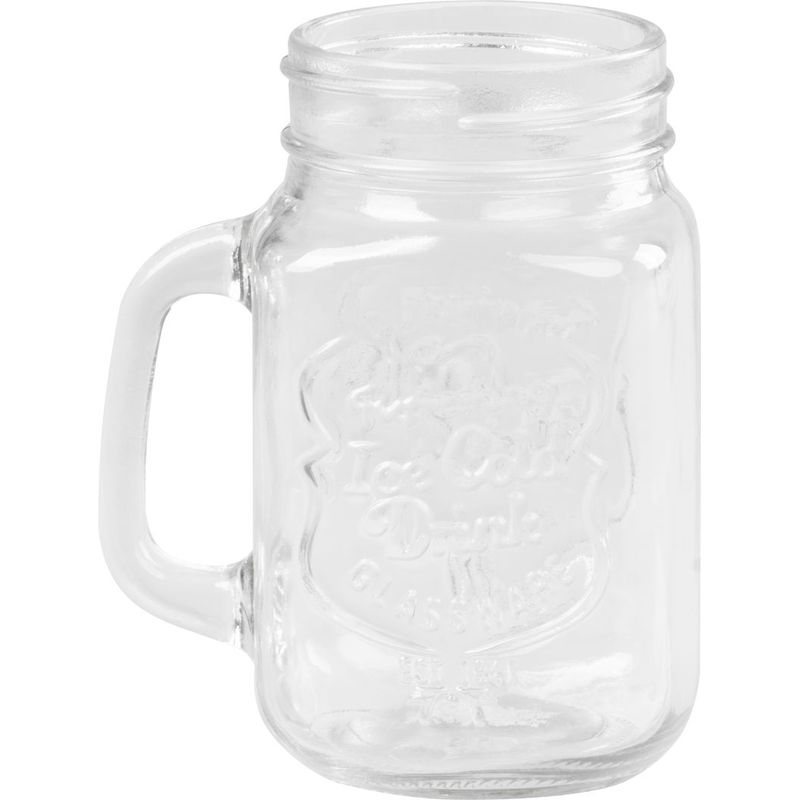 Casa si Gradina - Bucatarie si vesela - Cani si pahare - Pahare - Set 12 bucati pahare sticla cu pai si capac pentru servire bauturi, capacitate 480ml - Infinity.ro