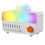 Electronice si Electrocasnice - Climatizare si sisteme de incalzire - Aparate filtrare aer - Umidificatoare - Umidificator Aer Tip Radio cu 12 Culori si 8 Sunete din Natura, Difuzor Uleiuri Esentiale 4-in-1 - Infinity.ro