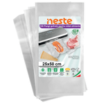 Market - Curatenie si intretinere casa - Produse bucatarie - Pungi si folii alimentare - Pungi Gofrate Neste pentru Vidat Alimente – Set 100 Bucati, Dimensiuni Variate - - Infinity.ro