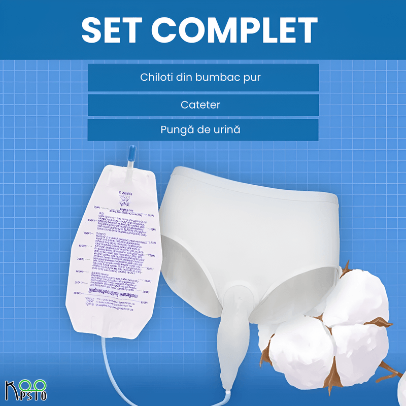 Ingrijire personala si Cosmetice - Ingrijire personala - Igiena intima - Scutece adulti si chiloti incontinenta - Set Chiloti Urinari Seniori Atrofie Senila, Solutie Eficienta Incontinenta,  Marime 5XL 108–112 cm - Infinity.ro