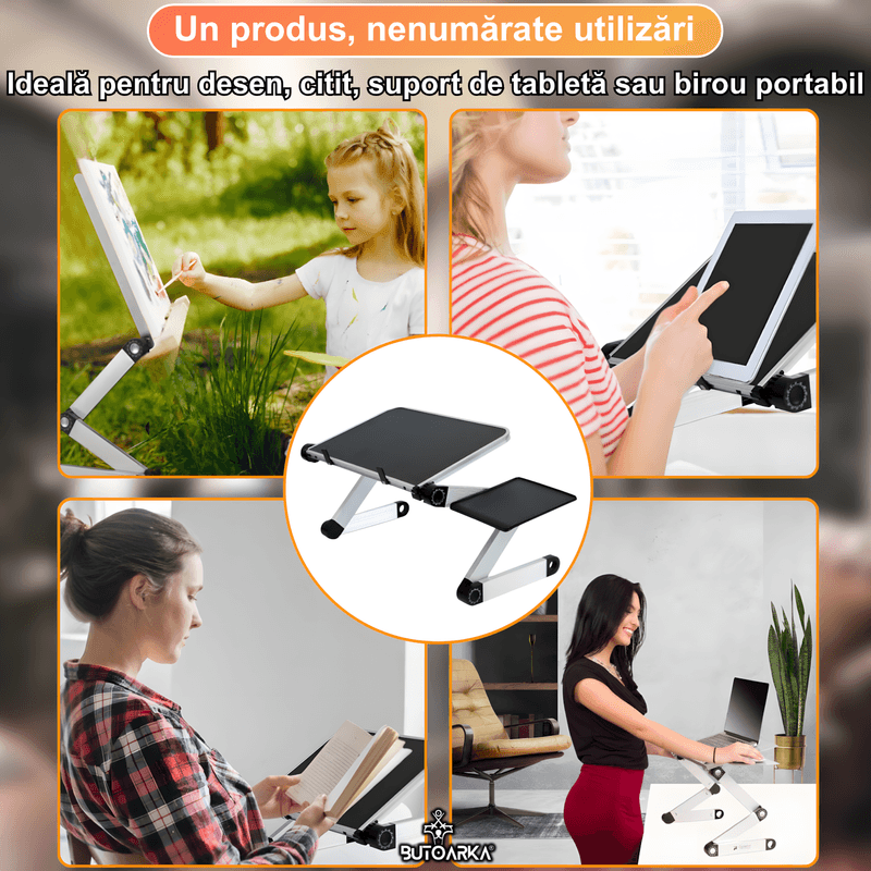 Casa si Gradina - Mobilier - Mese si birouri - Birouri - Masuta multifunctionala, Calitate superioara, Rezistenta si durabila, Pentru Copii si Adulti, Inaltime Reglabila - Infinity.ro
