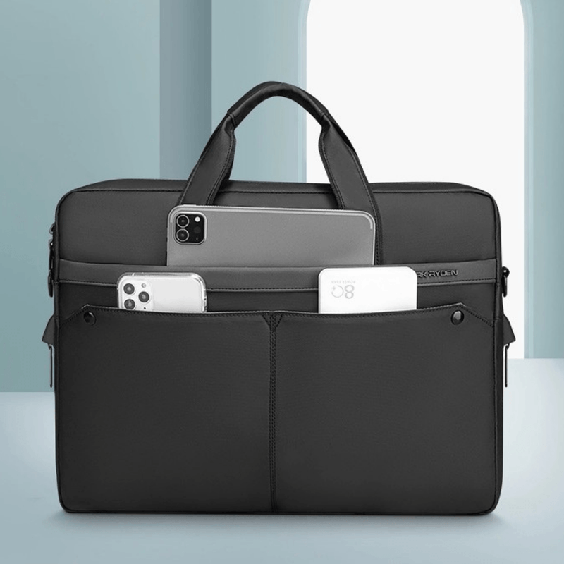 Laptop, Telefoane si Tablete - Laptopuri si accesorii - Accesorii Laptop - Genti laptop - Geanta pentru Laptop si Tableta 15.6 inch, Design Elegant Casual-Business Mark Ryden, de umar, Compartimente Protejate - Infinity.ro