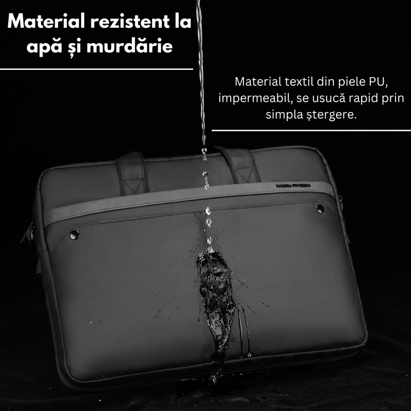 Laptop, Telefoane si Tablete - Laptopuri si accesorii - Accesorii Laptop - Genti laptop - Geanta pentru Laptop si Tableta 15.6 inch, Design Elegant Casual-Business Mark Ryden, de umar, Compartimente Protejate - Infinity.ro