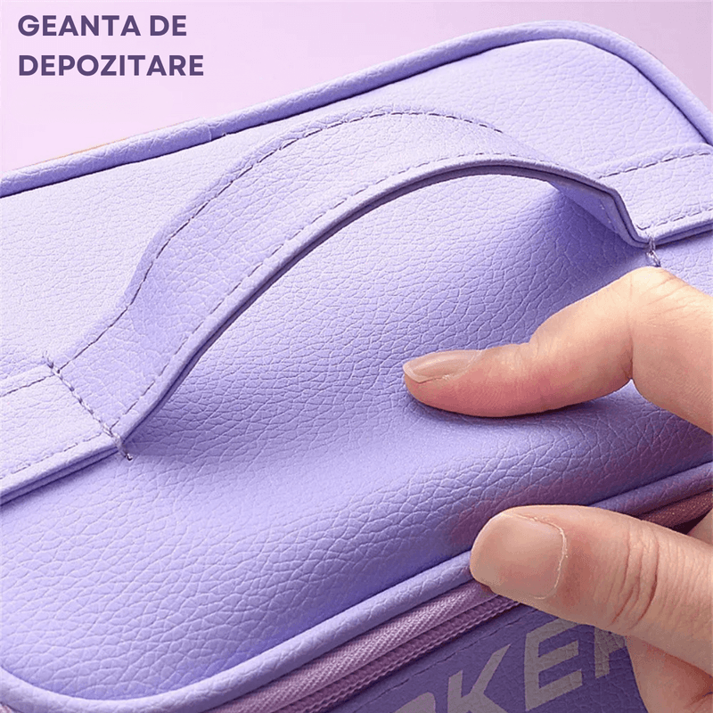 Carti si Birotica - Birotica - Instrumente de scris - Creioane - Set 80 de carioci profesionale, cerneala pe baza de alcool, INCO®, multicolore pentru desen, varf dublu subtire si gros - Infinity.ro