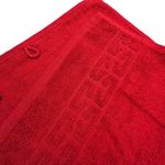 Casa si Gradina - Textile si covoare - Textile baie - Prosoape - Set 3 prosoape baie Greek Border Jacquard Plush Luxury - 100% Bumbac, 500g/mp, rosu - Infinity.ro