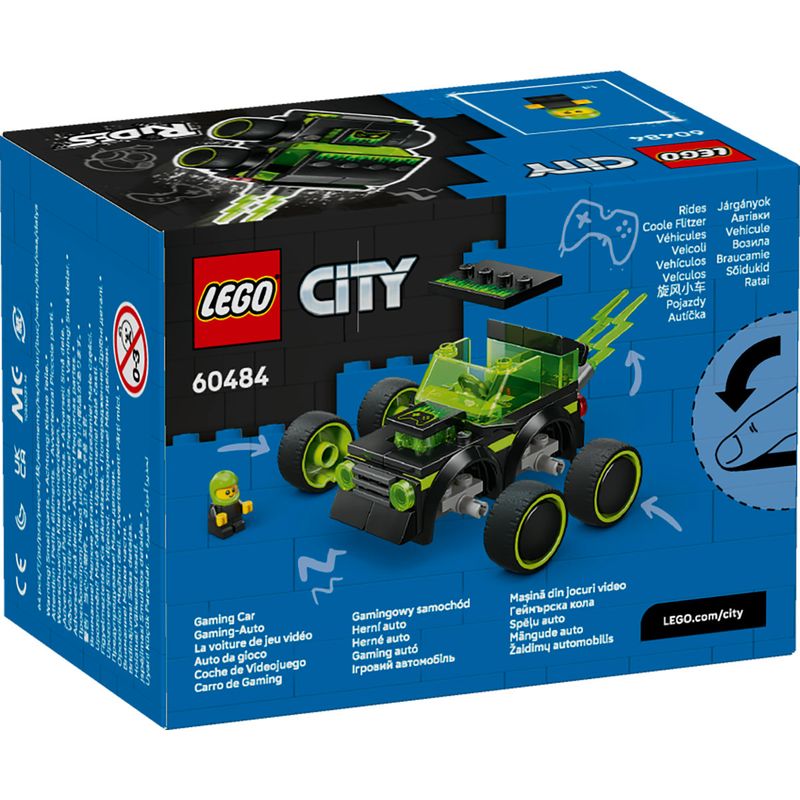 Jucarii, Copii si Bebe - Jucarii si jocuri - Seturi de constructie si cuburi - Seturi de constructie - LEGO City Masina de Curse din Jocuri Video 60484 - Infinity.ro
