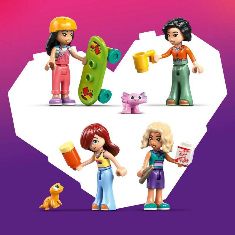 Jucarii, Copii si Bebe - Jucarii si jocuri - Seturi de constructie si cuburi - Seturi de constructie - LEGO Friends Casa Familiei lui Liann 42687 - Infinity.ro