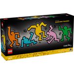 Jucarii, Copii si Bebe - Jucarii si jocuri - Seturi de constructie si cuburi - Seturi de constructie - LEGO Art Keith Haring Figurine care danseaza 31216 - Infinity.ro