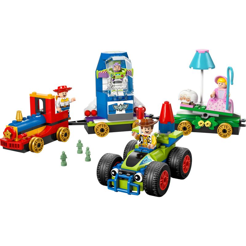 Jucarii, Copii si Bebe - Jucarii si jocuri - Seturi de constructie si cuburi - Seturi de constructie - LEGO Disney Toy Story 30th Anniversary Train & RC Car 43264 - Infinity.ro
