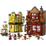 Jucarii, Copii si Bebe - Jucarii si jocuri - Seturi de constructie si cuburi - Seturi de constructie - LEGO Harry Potter Diagon Alley: Quality Quidditch & Ice Cream 76452 - Infinity.ro