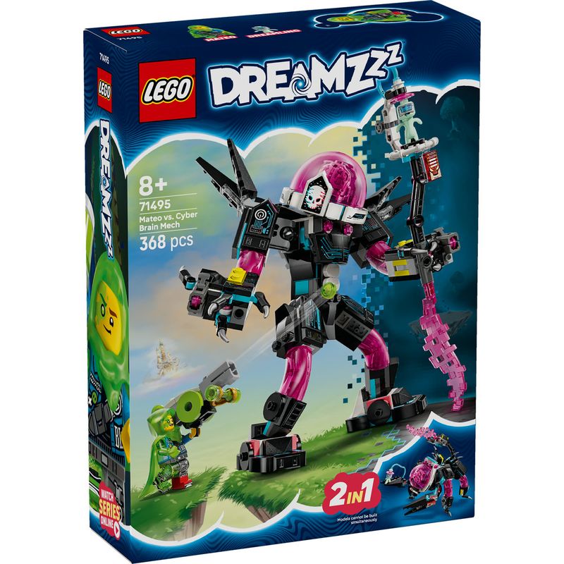 Jucarii, Copii si Bebe - Jucarii si jocuri - Seturi de constructie si cuburi - Seturi de constructie - LEGO DREAMZzz Mateo contra robotului Creier cibernetic 71495 - Infinity.ro