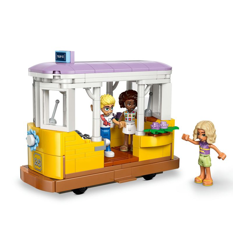 Jucarii, Copii si Bebe - Jucarii si jocuri - Seturi de constructie si cuburi - Seturi de constructie - LEGO Friends Cafenea cu multe plante si florarie 42671 - Infinity.ro