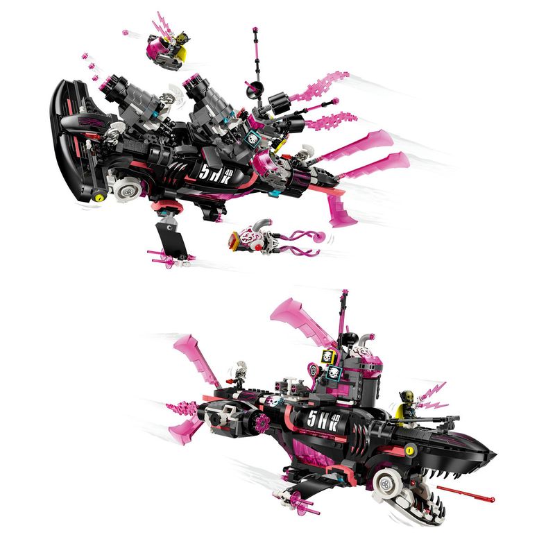 Jucarii, Copii si Bebe - Jucarii si jocuri - Seturi de constructie si cuburi - Seturi de constructie - LEGO DREAMZzz Submarin-rechin de cosmar 71500 - Infinity.ro