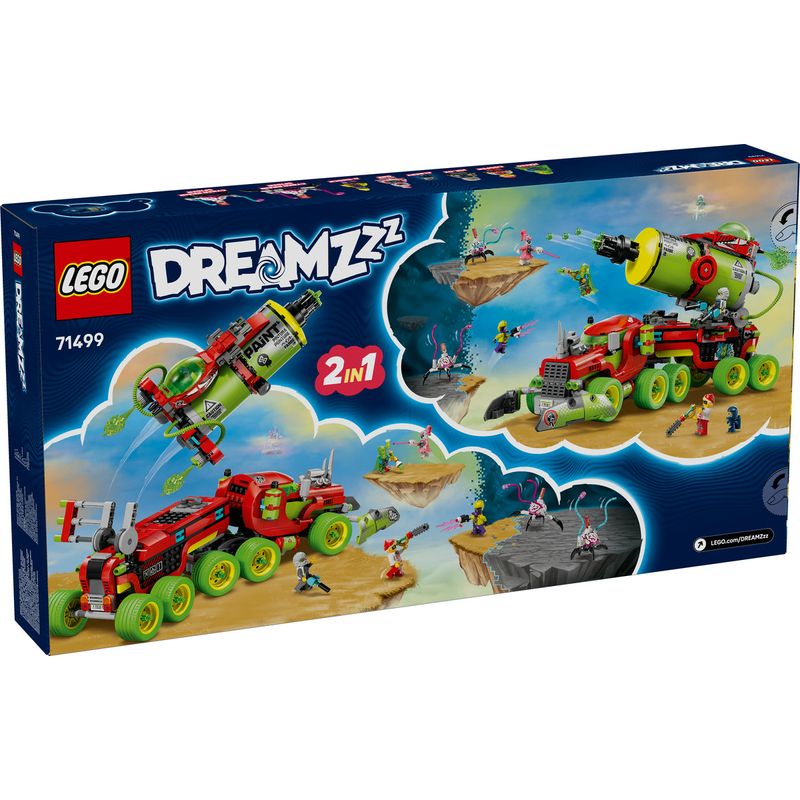 Jucarii, Copii si Bebe - Jucarii si jocuri - Seturi de constructie si cuburi - Seturi de constructie - LEGO DREAMZzz Camionul de vopsea spray al lui Mateo 71499 - Infinity.ro