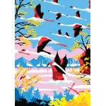 Jucarii, Copii si Bebe - Jucarii si jocuri - Jocuri si puzzle - Puzzle - Puzzle 500 piese Hachette L’Envol des Flamants Roses - Infinity.ro