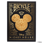 Jucarii, Copii si Bebe - Jucarii si jocuri - Jocuri si puzzle - Jocuri de societate - Bicycle – Mickey Mouse Black & Gold Playing Cards - Infinity.ro