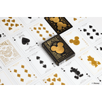 Jucarii, Copii si Bebe - Jucarii si jocuri - Jocuri si puzzle - Jocuri de societate - Bicycle – Mickey Mouse Black & Gold Playing Cards - Infinity.ro