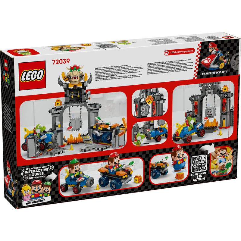 Jucarii, Copii si Bebe - Jucarii si jocuri - Seturi de constructie si cuburi - Seturi de constructie - LEGO Super Mario Mario Kart Castelul lui Bowser 72039 - Infinity.ro