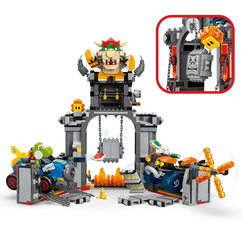 Jucarii, Copii si Bebe - Jucarii si jocuri - Seturi de constructie si cuburi - Seturi de constructie - LEGO Super Mario Mario Kart Castelul lui Bowser 72039 - Infinity.ro