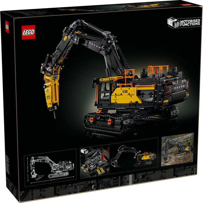 Jucarii, Copii si Bebe - Jucarii si jocuri - Seturi de constructie si cuburi - Seturi de constructie - LEGO Technic Excavator Volvo EC500 Hybrid 42215 - Infinity.ro